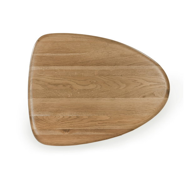 Aliso Natural Side Table Top VIew