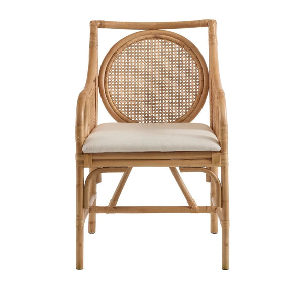 Deauville Rattan Arm Chair from Dear Keaton