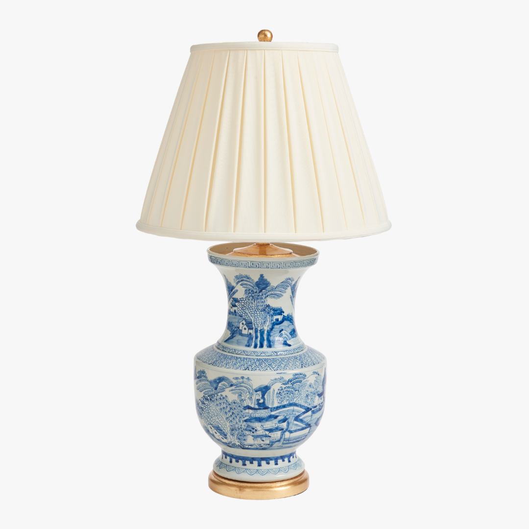 Blue Canton Porcelain Lamp - Shop Chinoiserie Decor - Dear Keaton Blue Canton Porcelain Lamp - Shop Chinoiserie Decor - Dear Keaton