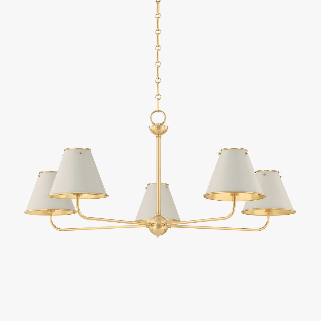 サイン付 Novelbright【Chandelier】 Burghley Off White Chandelier - Mark D Sikes Lighting - Dear Keaton