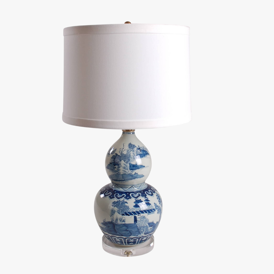 Canton Double Gourd Lamp - Chinoiserie Lighting - Dear Keaton
