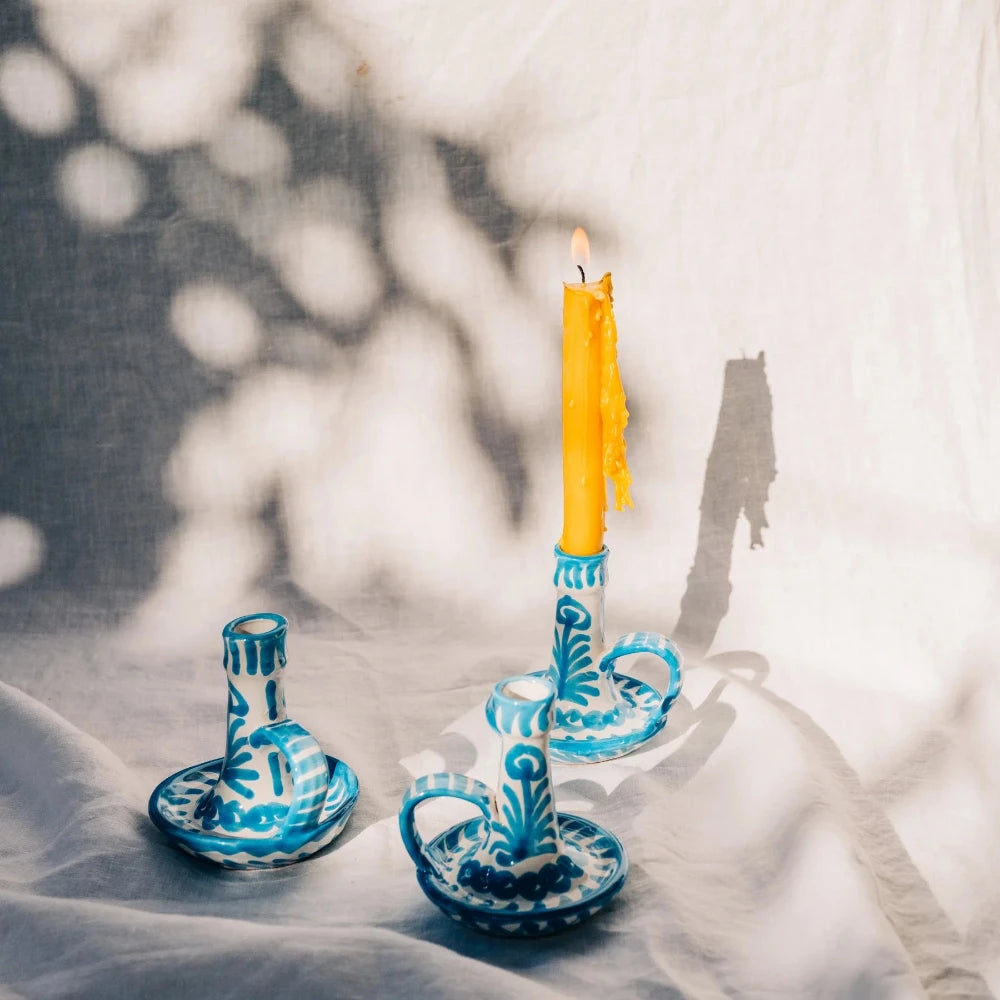 Casa Celeste Candlestick - Lebrillo Candle Holders - Dear Keaton