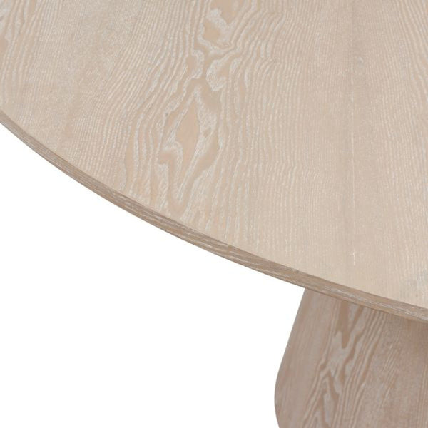 Hamish Cerused Oak Dining Table Closeup