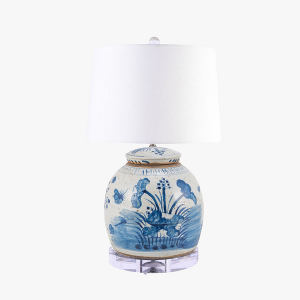 Lily Pad Ming Jar Lamp