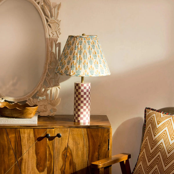 Meadow Gathered Lamp Shade Styled