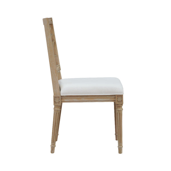 Mustique Oak Chair Side View