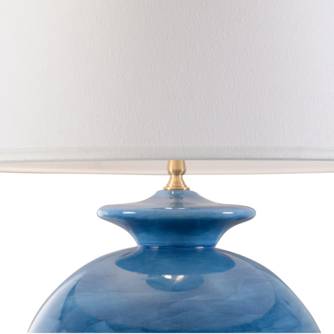 Niles Oceana Table Lamp - Glazed Ceramic Lighting - Dear Keaton