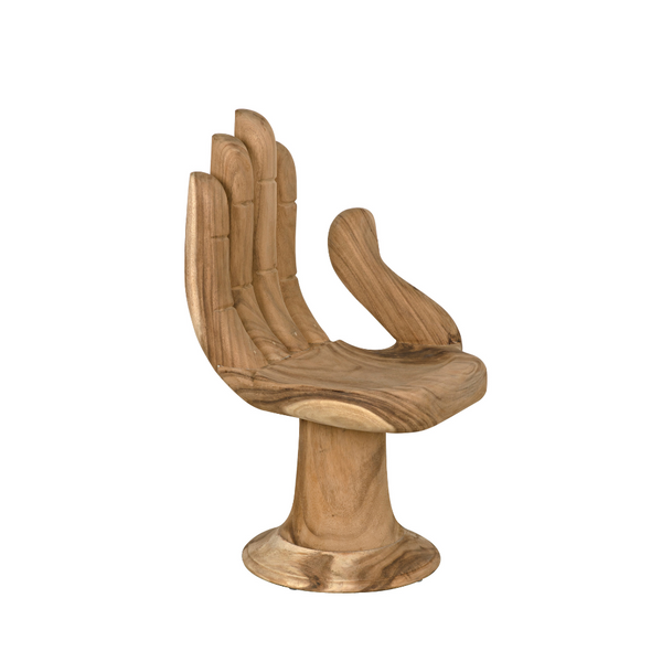 Buddha Hand Teak Chair from NOIR