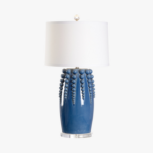 Sea Urchin Blue Table Lamp