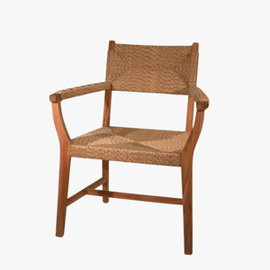 Set of Two Malabar Teak Arm Chairs