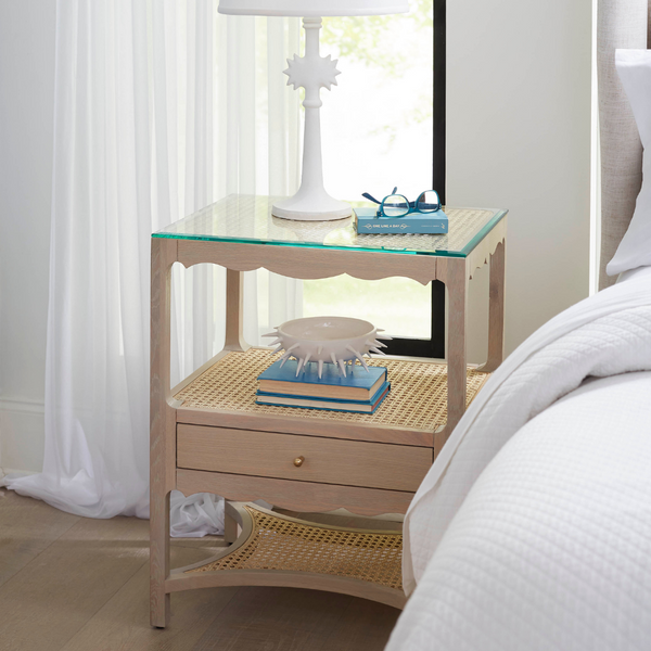 Alice Side Table Styled in Bedroom