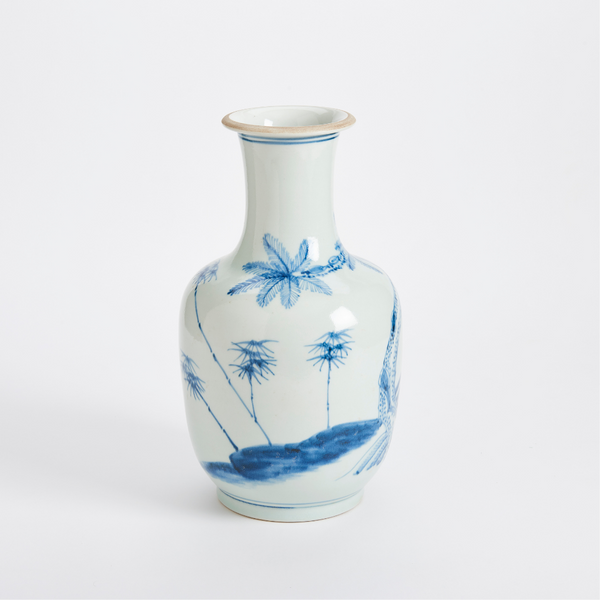 Blue Palm Mallet Vase from Dear Keaton