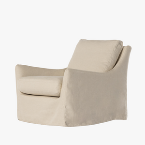 Moira Slipcover Swivel Chair