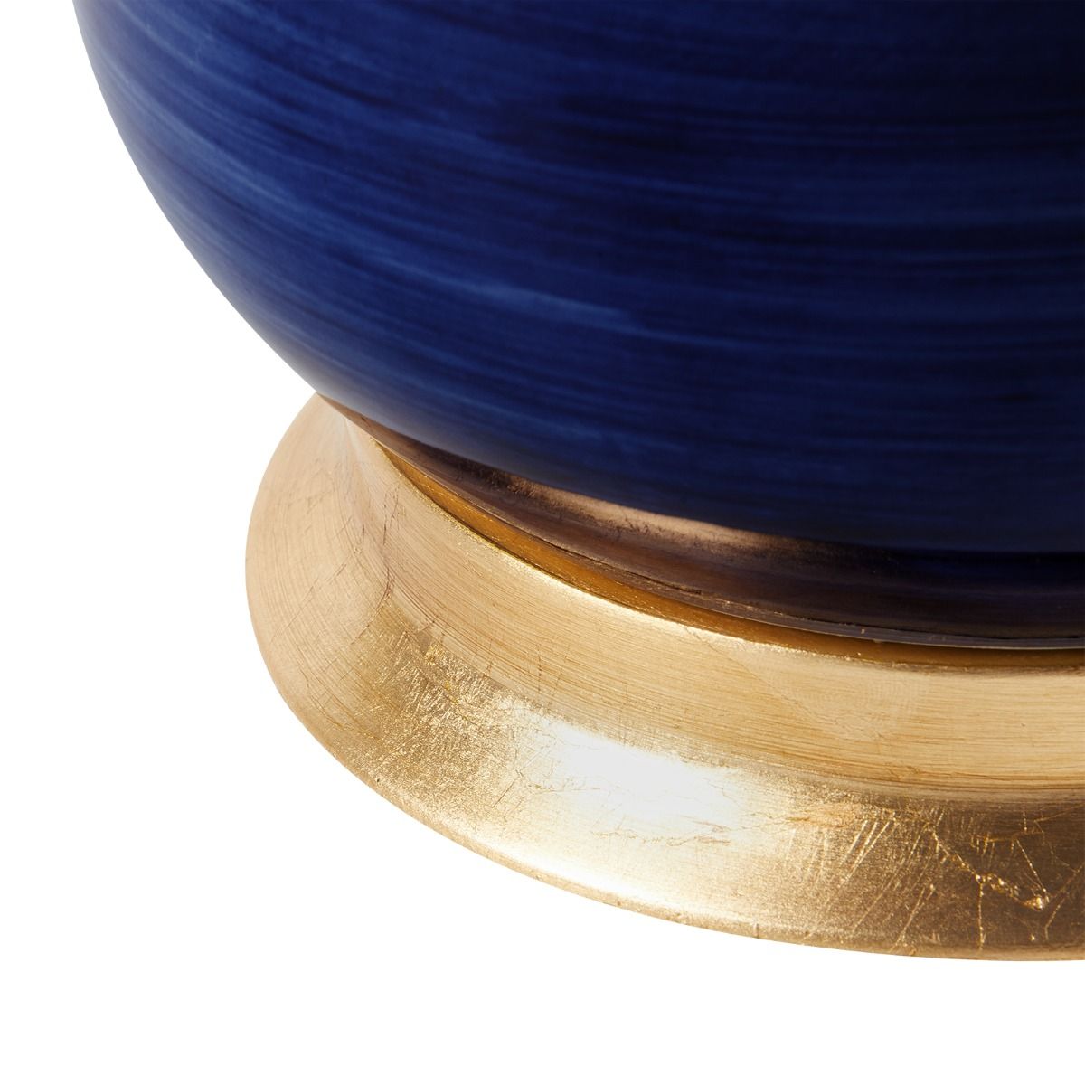 Carolyn Lapis Lamp - Blue Designer Porcelain Lamps - Dear Keaton
