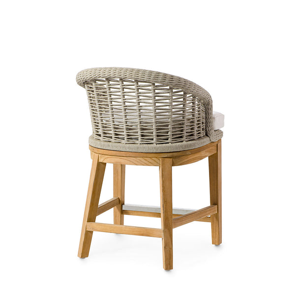 Pacifica Outdoor Counter Stool Back View
