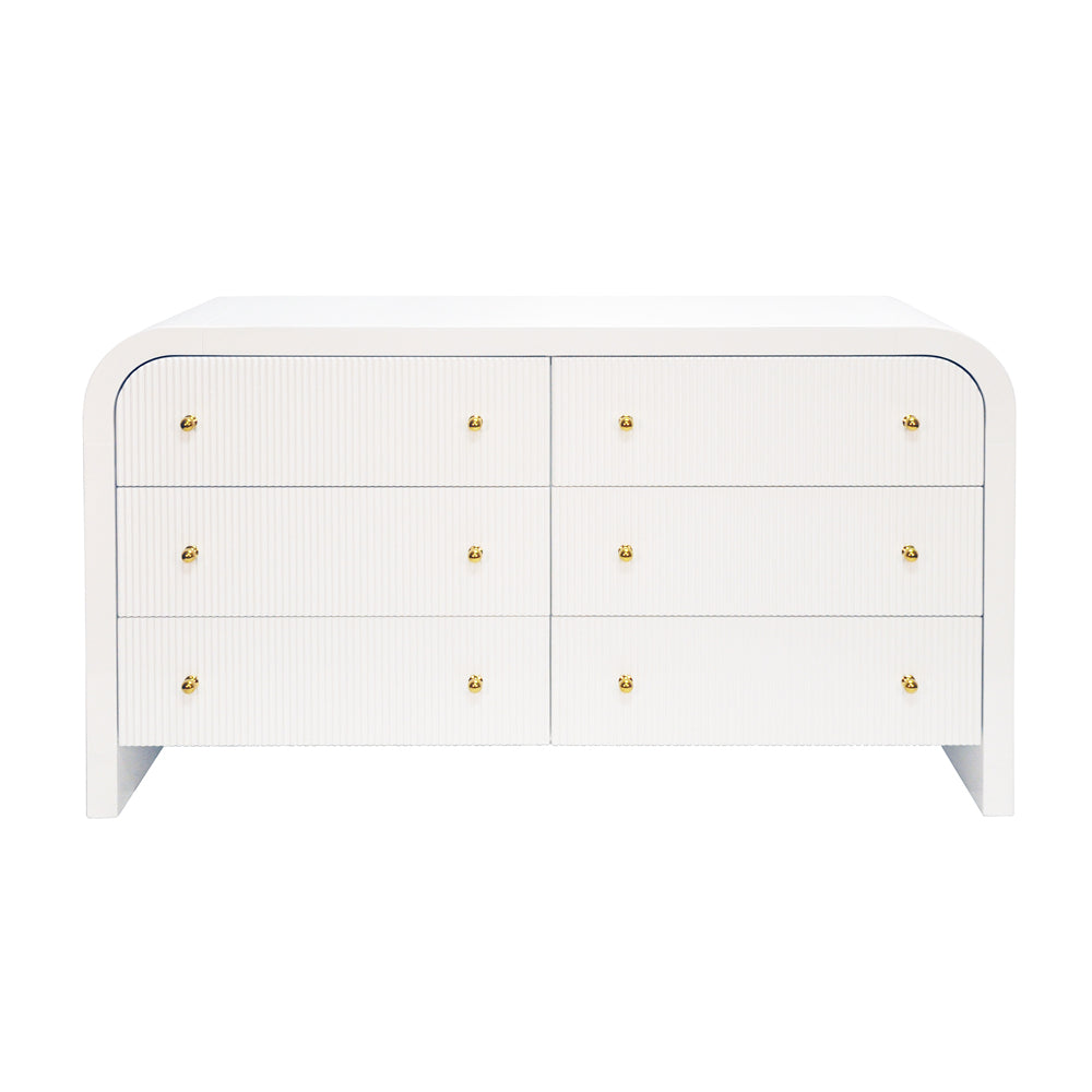 Worlds Away Valentina Chest, White Worlds Away Valentina Chest, White