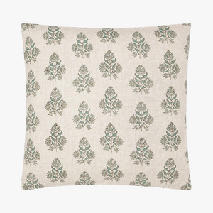 Ankara Oak Celadon Pillow Cover