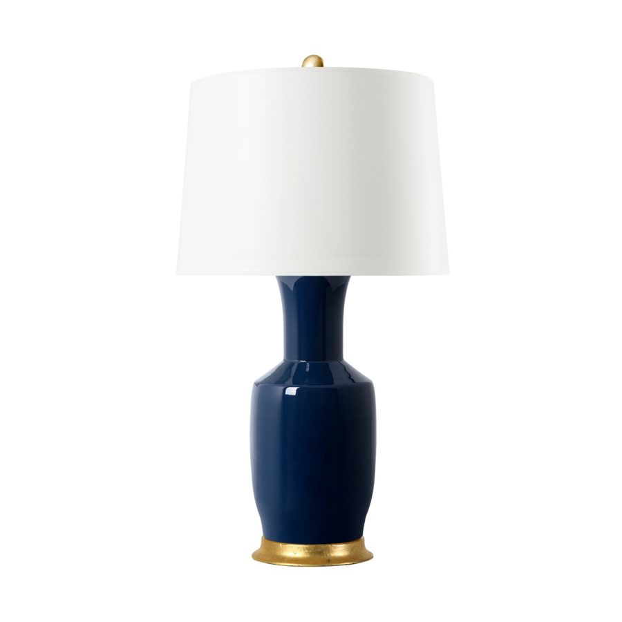 Ansel Navy Lamp Base - Shop Table Lamps - Dear Keaton