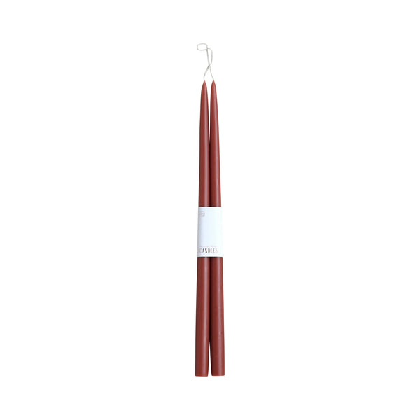 Clay Dipped Large Taper Candles From Dear Keaton