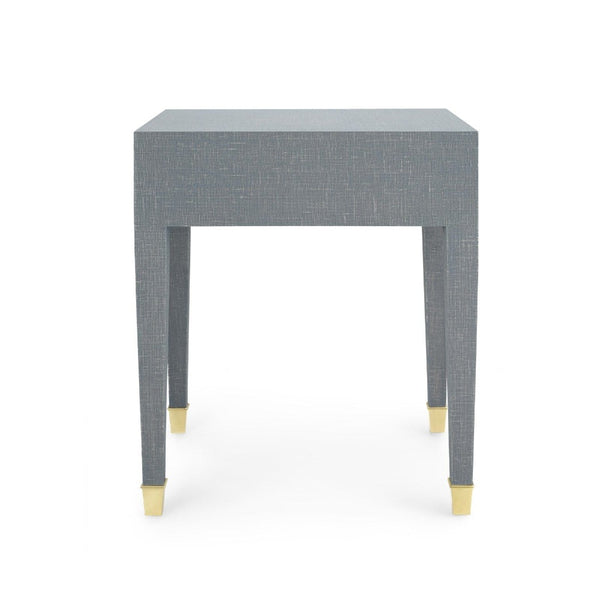Claire Grey Side Table Back View