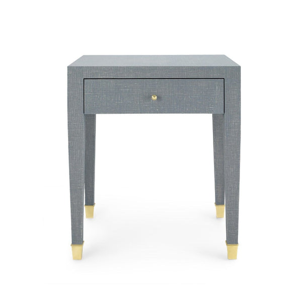 Claire Grey Side Table Front View