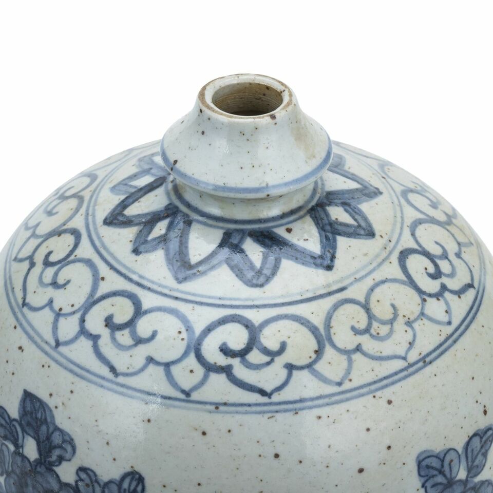 Garlic Head Vase Blue Chinoiserie Decor Dear Keaton