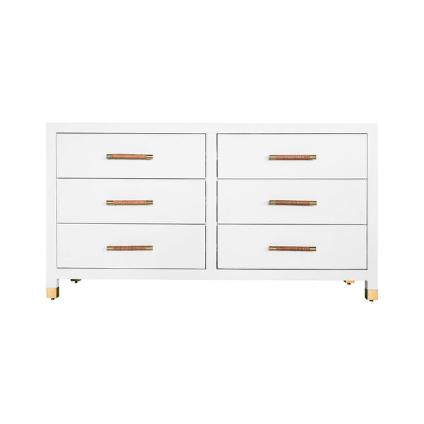 Lowery White Matte Lacquered Wood Dresser From Dear Keaton