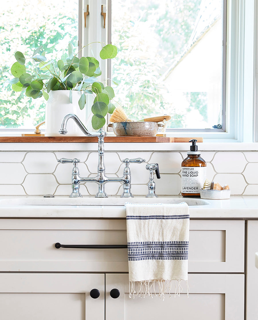 Axlings Kitchen Towel Stripe Herringbone - Eleish Van Breems Home