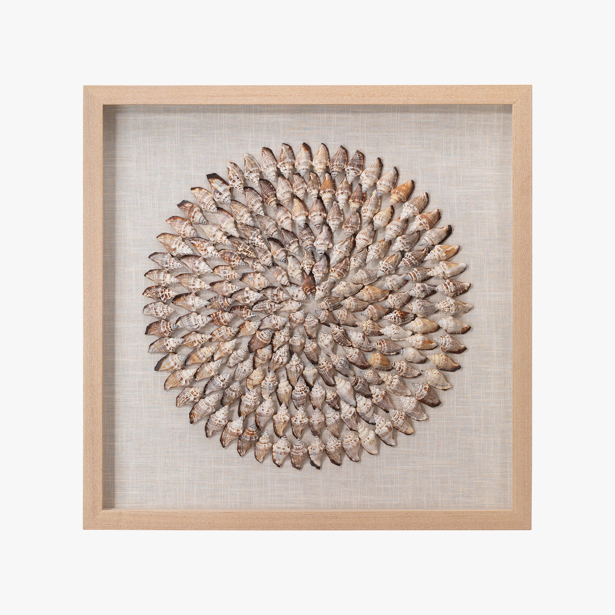 Naya Wall Art - Framed Sea Shell Mosaic Art - Dear Keaton