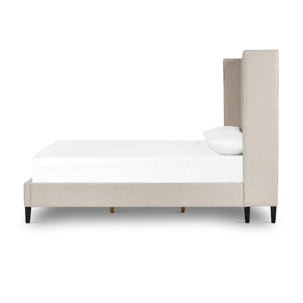 Reid Upholstered Bed Side View
