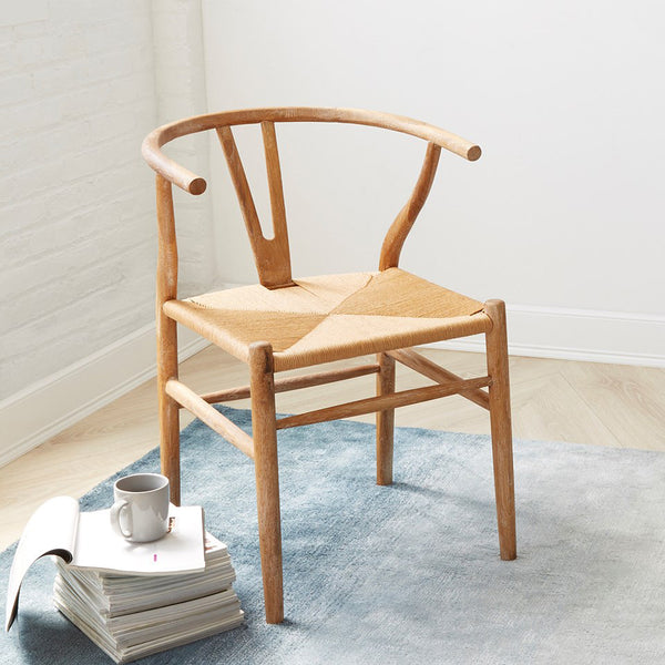 Scandi Natural Arm Chair Styled