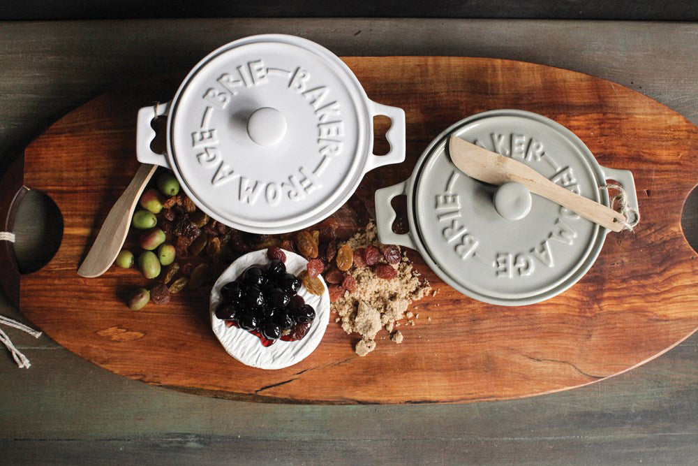 Staub Stoneware Round Covered Brie Baker with Lid & Reviews