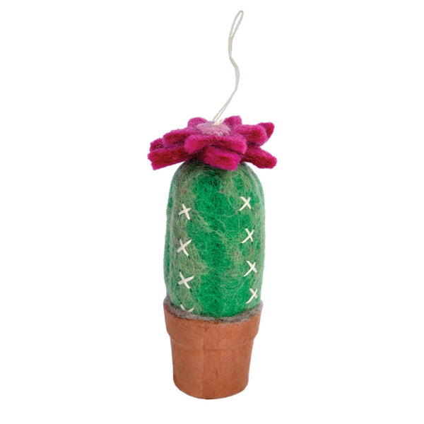 Torch Cactus Felt Ornament