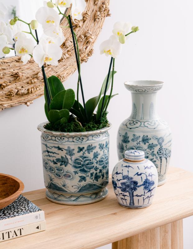 Blue and White Decor