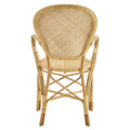 Rossini Natural Arm Chair Back View