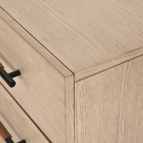 Weston Six Drawer Dresser Corner Detail