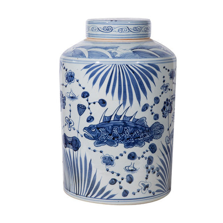 Fish Large Tea Jar alternate view
