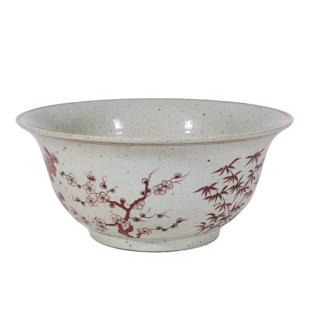 Rustic Maroon Tree Motif Bowl from Dear Keaton