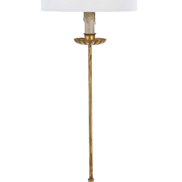 Clove Buffet Lamp gold leaf metalwork