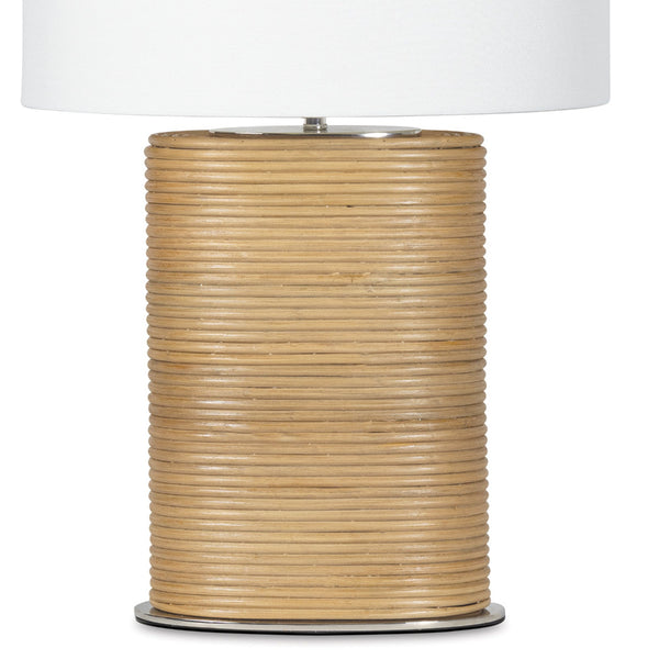 Resort Rattan Table Lamp textural details
