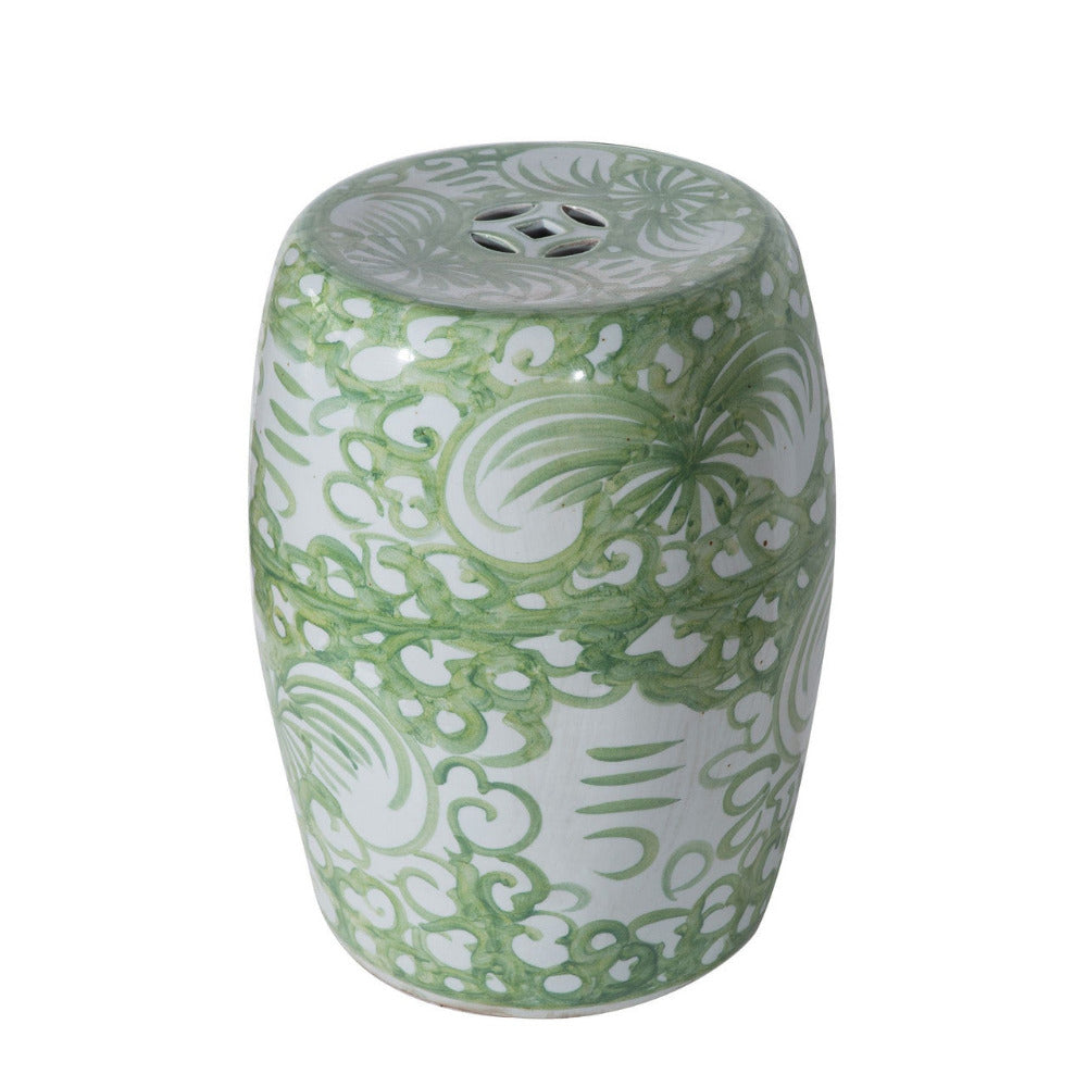 Green Flower Garden Stool from Dear Keaton