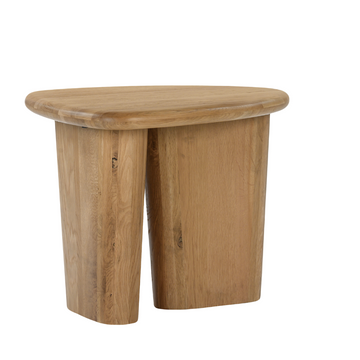 Natural Wood Accent Table, Light Wood Side Table, Solid Wood Side Table,  Natural Wood Side Table, Low Side Table, Modern Side Table 