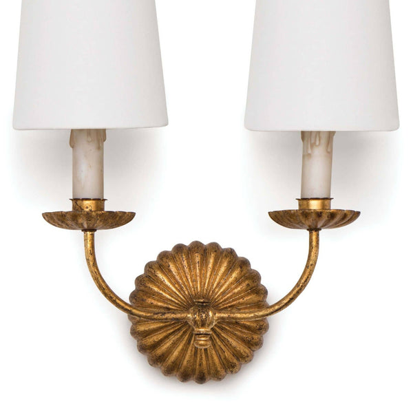 Clove Double Sconce closeup