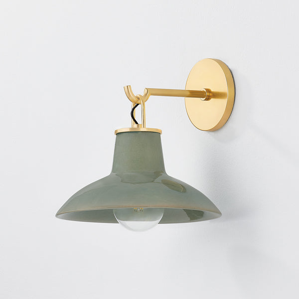 Pottersville Glazed Ceramic Wall Sconce