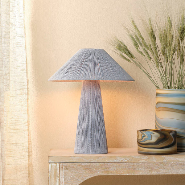 Trouville Blue Rope Table Lamp