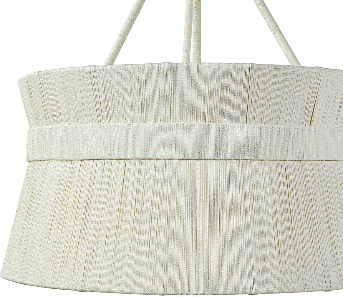 Cassidy Chandelier Off White Rope Closeup