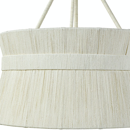 Cassidy Chandelier Off White Rope Closeup