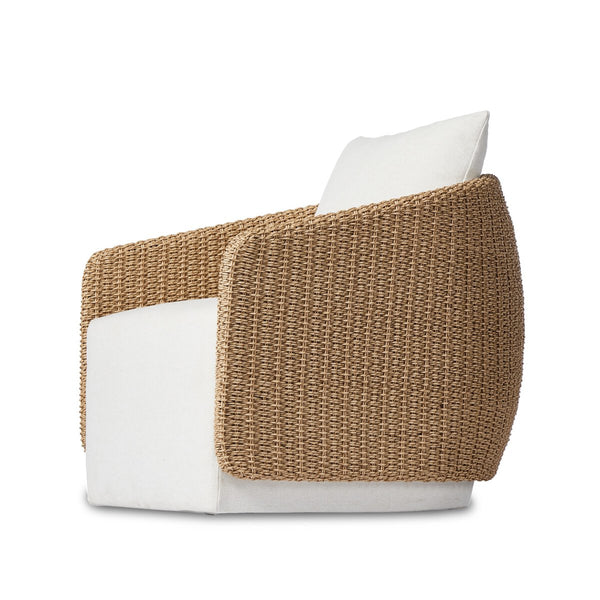 Meryl Outdoor Swivel Chair side view