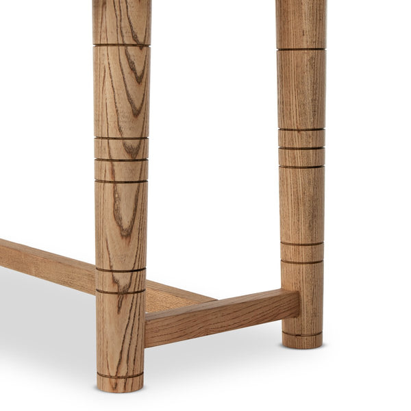 Sacha Flip Top Console Table Leg Closeup
