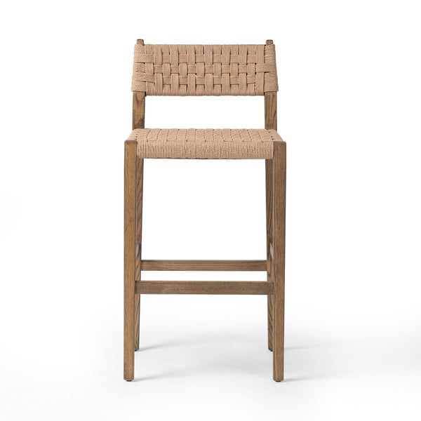 Hackney Woven Bar Stool from Dear Keaton